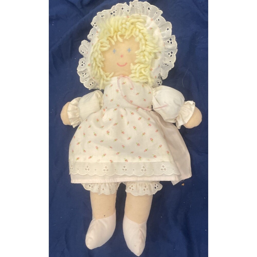Vintage Eden Toys Soft 14” Baby Doll with Music box Deep in Heart of Texas GUC